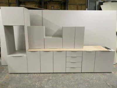 Cashmere Matt Textured Medium Kitchen