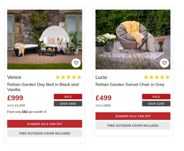 Exdisplay & Clearance Rattan Furniture from Rattan Direct ExDisplay