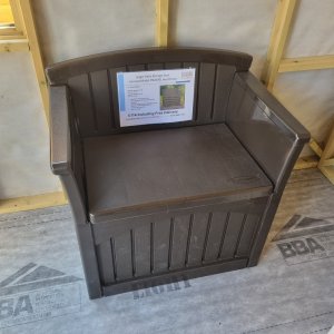 Ex-Display Suncast Java Brown Patio Storage Sea