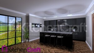 Häcker Ravenna German Kitchen in Black