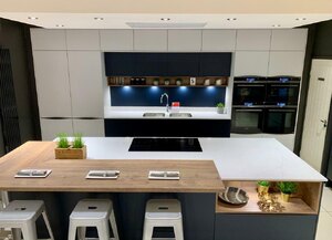 Ex-Display - Cancelled Order - Indigo and Light Grey Matte Kitchen - Never Fitted