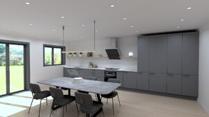 Ex-Display German Kitchen Rotpunkt Grey
