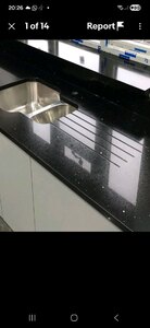 Black Sparkle Quartz Worktops X 2 Ex-Display