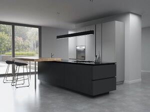 Light Grey & Graphite Handleless Kitchen Units, Super Matt, New Not Ex-Display
