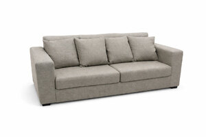 Kitty Grey 3 Seater Sofa | Modern Fabric Sofa Ex-Display