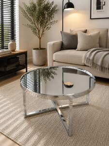 Ex-Display Contemporary Mirrored Orla Coffee Table