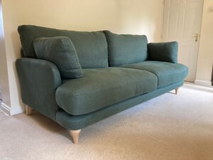 Ex-Display Loaf Smithy Large Sofa in Slubby Petrol Can