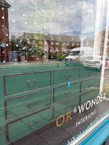 Beautiful Green Sideboard with Drawers - Ex-Display Collection Only