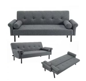 Ex-Display Grey Click Clack Sofa Bed - Local Delivery Only