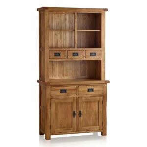Oak Furniture Land Rustic Dresser Cabinet Sideboard Ex-Display