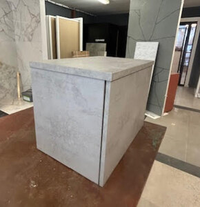Crosswater Union Cement 700x530x470 Single Drawer Vanity Unit Ex-Display