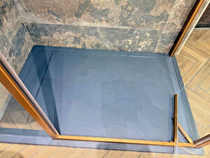 Ex-Display Flair Showers ETO Flint Grey Shower Tray 1400x900