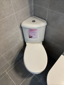 Virtia Layton Conner Corner WC Ex-Display, Brand New