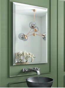 Ex-Display Bathroom Origins Beveled Mirror 50 x 80 cm