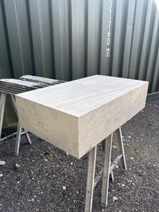 Ex-Display Sandstone Rough Matt Basin Worktop with Resin Joint