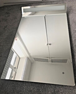 Large Ex-Display Modern Sensory Bathroom Mirror with Light, 22