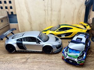 Three Ex-Display RC Cars - Audi, McLaren, Fiesta (No Controllers)