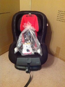 Jane EXO Basic Group 1 Car Seat with Support Leg, Fire (Ex-Display)