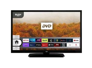 Ex-Display Bush ELED24HDSDVD1 24 Inch Smart HD Ready HDR LED TV with DVD Combi