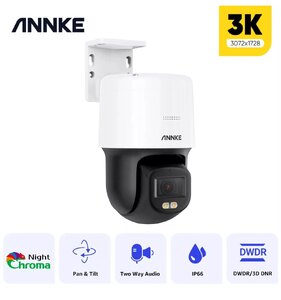 Ex-Display Annke PoE 3K Pan/Tilt IP Camera, Colour Night Vision, Two-Way Audio
