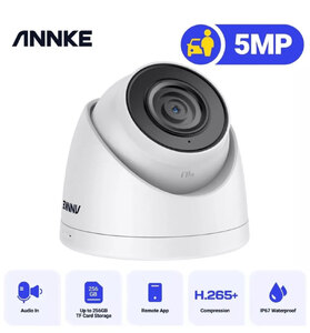 Ex-Display Annke 5MP C500 IP PoE CCTV Dome Security Camera Night Vision