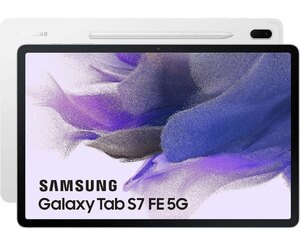 Ex-Display Samsung Galaxy Tab S7 Fe 12.4 Inch 64Gb 5G/Lte Phone Calling Tablet Silver