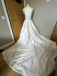 Ex-Display Jasmine Ivory Lace & Satin Wedding Dress Size 14