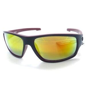 French Connection FCS038 Sports Designer Sunglasses, Ex-Display, Red & Gold