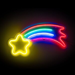 Ex-Display Neon Shooting Star LED Wall Light