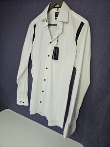 Ex-Display Olymp Men's Designer Dress Shirt, Body Fit, White, 15/38cm Neck