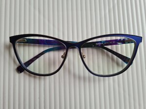 Cacharel Designer Frame in Blue, Gold and Purple Tortoise Shell – Ex-Display