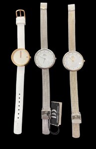 Gorgeous Trio Of Danish Design Ladies Wristwatches Clean Minimalist Ex-Display