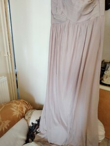 Coast Long Evening Mauve Dress Size 14, Ex-Shop Display, Will Need a Clean