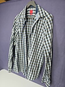 Ex-Display Olymp Men's Designer Shirt, Body Fit, Large, 41/42cm Neck, Long Sleeve