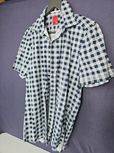 Ex-Display RRP £60-80 Olymp Men's Designer Shirt Small 37/38cm Neck Body Fit Short Sleeve
