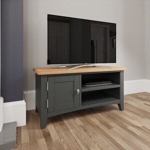 Cambridge Grey TV Unit 1 Door 1 Shelf Ex-Display