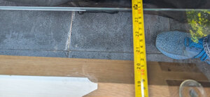 New Ex-Display Glass and Wood Coffee Table - Local Delivery Only