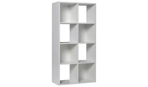 8 Cube Storage Unit White Wood Effect Argos Home Squares - Ex-Display Boxed