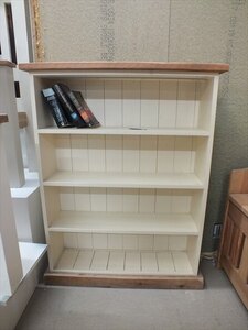 Rutland Painted Bookcase Handmade Rustic Ex-Display