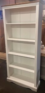 Corona White Large Bookcase Pine (Ex-Display)