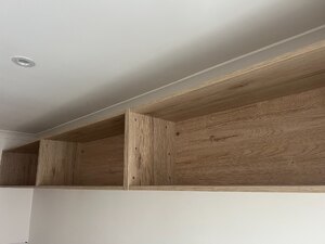 Nobilia Oak Effect Wall Shelves Set of 3 Ex-Display