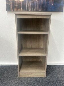 R Whites Home Office Furniture Bookcase - Ex-Display in Grey Nebraska Finish