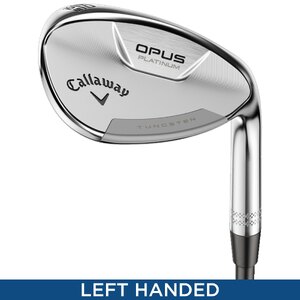 Left-Handed Callaway Men's Opus Platinum Wedge Brushed Chrome Ex-Display