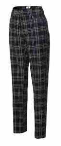 Ladies Golf Lined Trousers Navy Print - Ex-Display - Last One