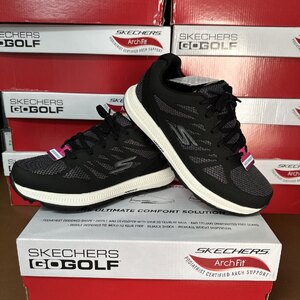 Sketchers Go Golf Elite 5 Score Waterproof Golf Shoe - Black - UK3 - Ex-Display
