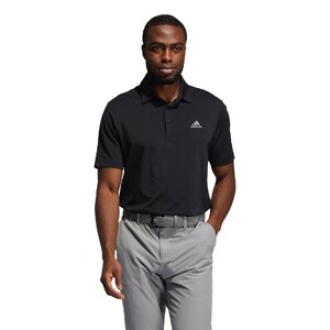 adidas Golf Ultimate365 Solid Men's Short Sleeve Polo Shirt Black - S - Ex-Display
