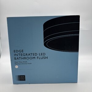 Boxed Ex-Display John Lewis Edge LED Flush Bathroom Spotlight, Chrome