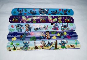 Ex-Display Bundle Of 5 Lilo & Stitch Kids Snap Bracelets All Different