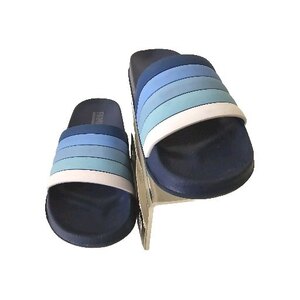 Fabric Kids Sliders Sandals Pool Beach Blue Unisex UK 11 EU 29 Ex-Display