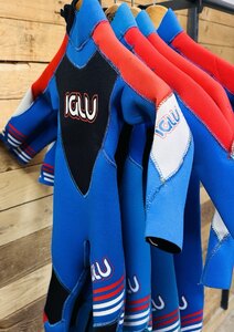 4/3 Kids Wetsuit Iglu Winter Wetsuit Red Blue